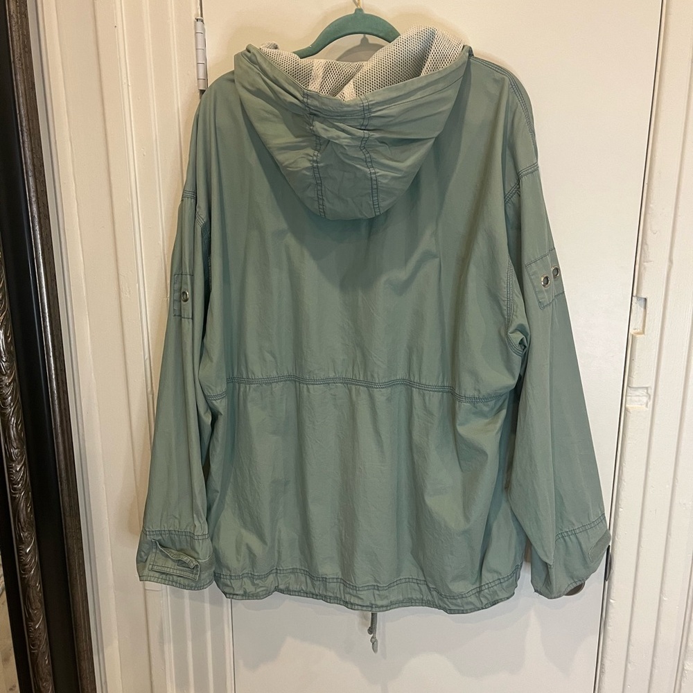 Vintage Gap pull over mint green wind breaker - Picture 8 of 10